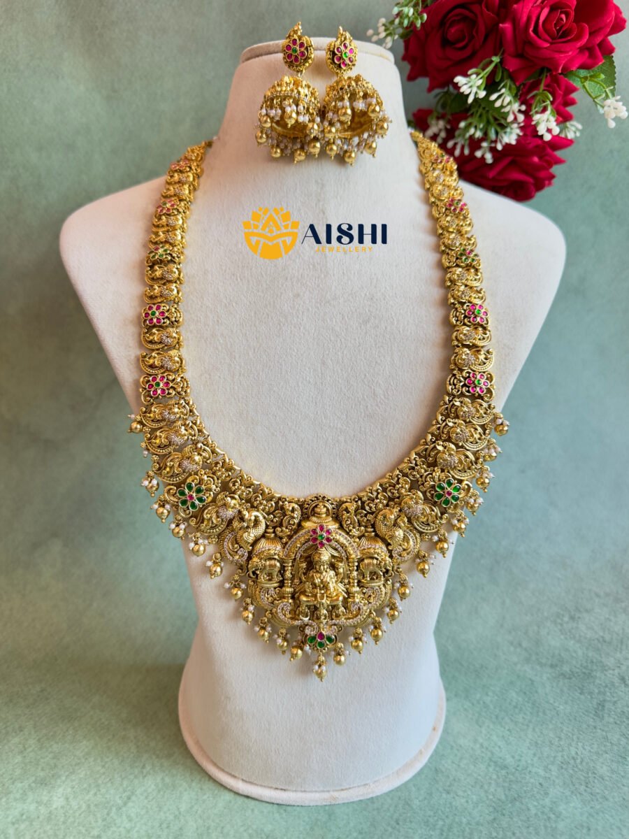 Antique Nakshi Peacock Design Haram-LH401