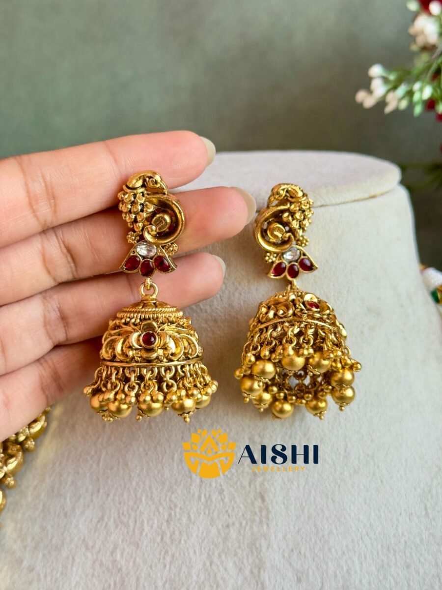 Handcrafted Peacock Kemp Stone Haram-LH418