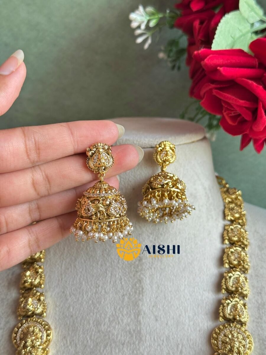 Divine Motif Nakshi Elephant Haram-LH431