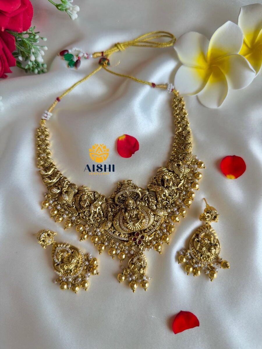 Divine Blessings Lakshmi Necklace -N749