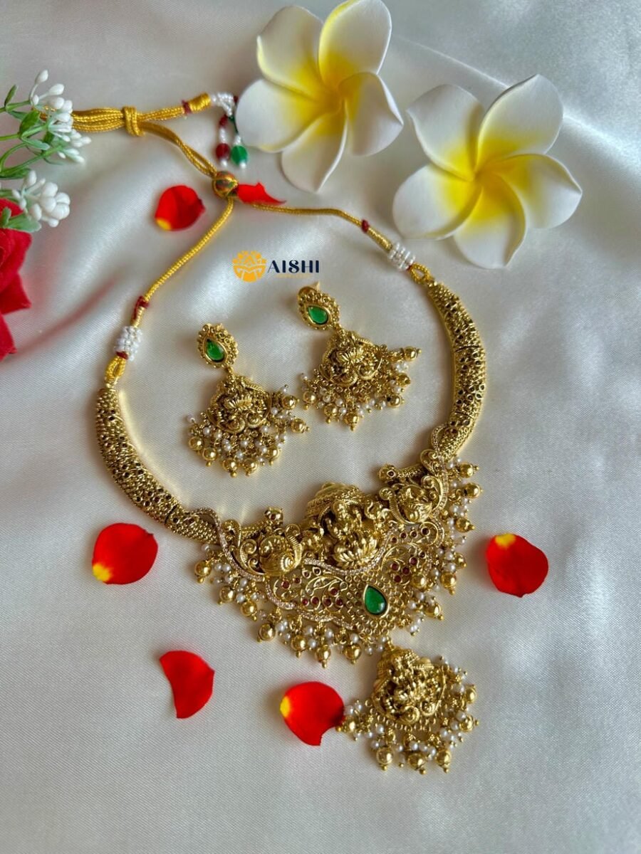 Heritage Nakshi Work Antique Necklace-N750