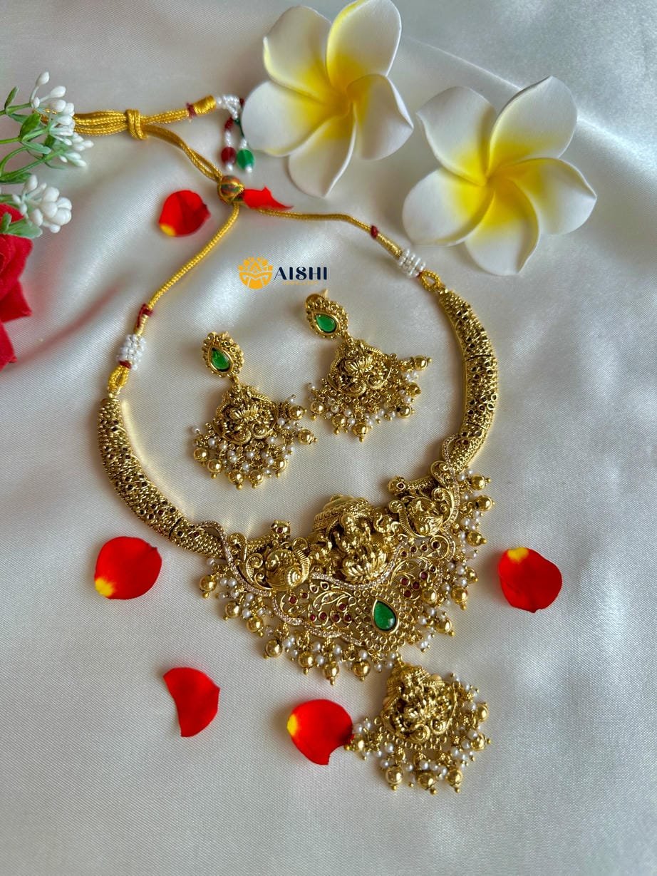 Heritage Nakshi Work Antique Necklace-N750