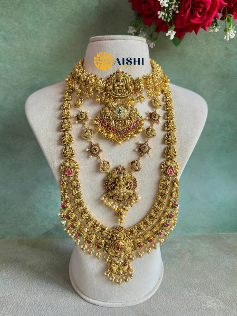 Nakshi Aura Jewellery Set-BS084