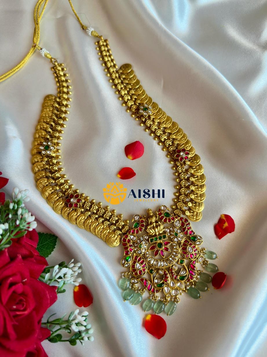 Elegance Floral Coin Mint Haram-LH446