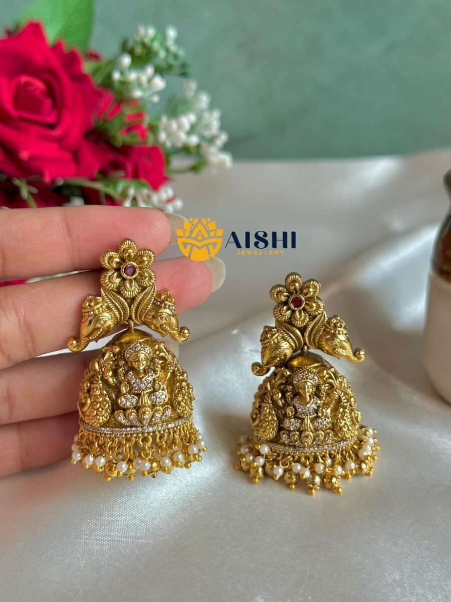 Elephant Nakshi Earring-E417
