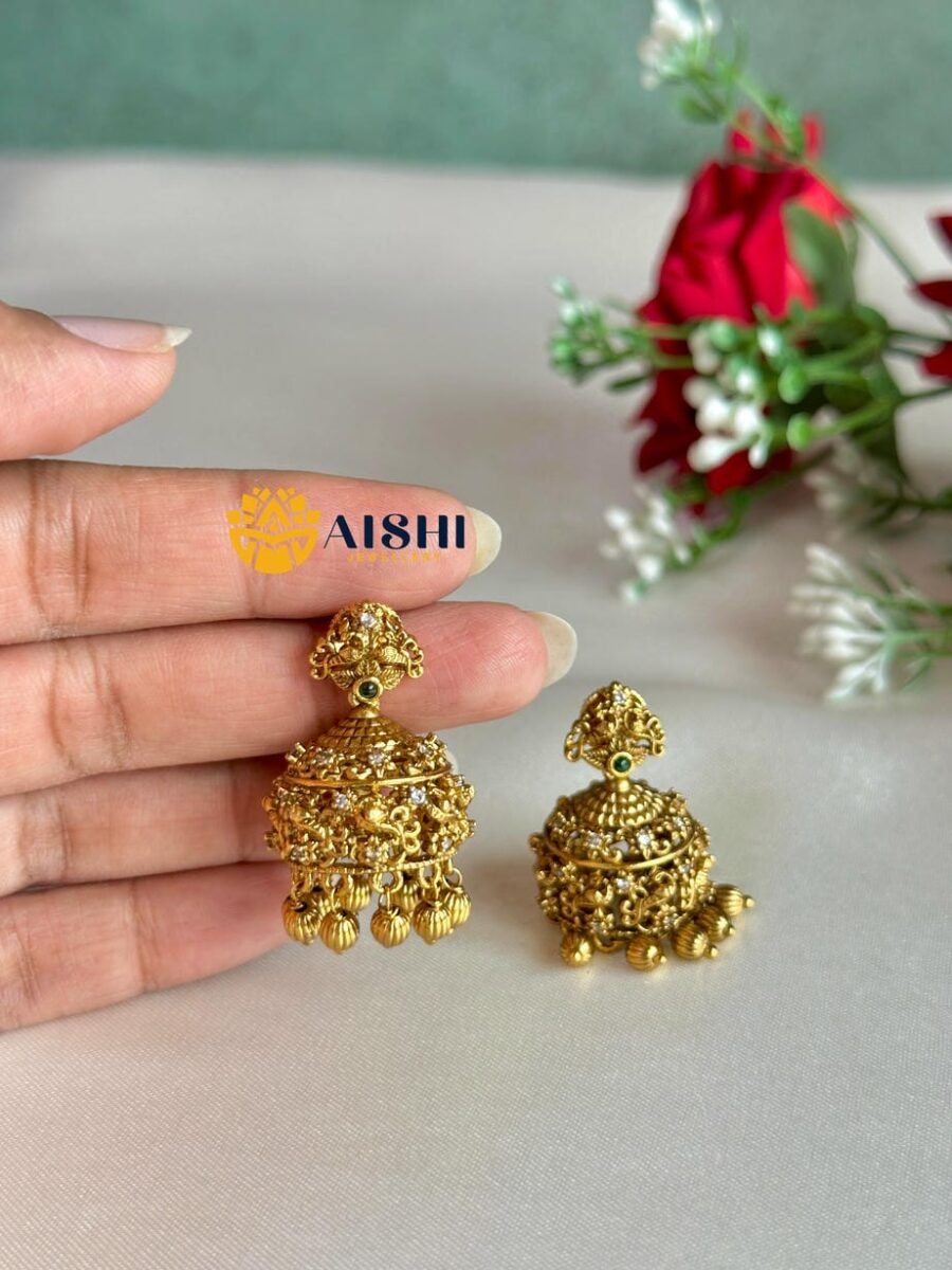 Traditional Peacock Jhumka- E425