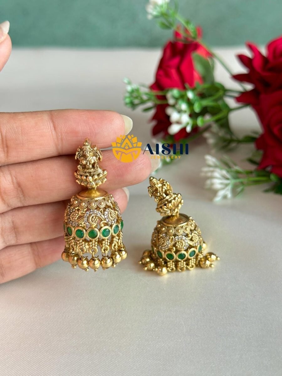 Divine Nakshi Temple Jhumka-E426