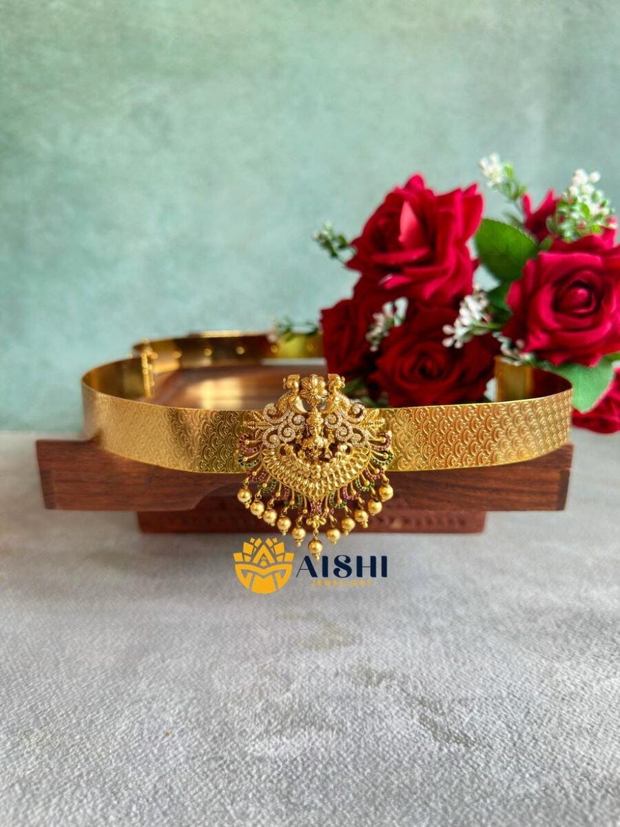 Classic Nakshi Peacock Hipbelt-HB260