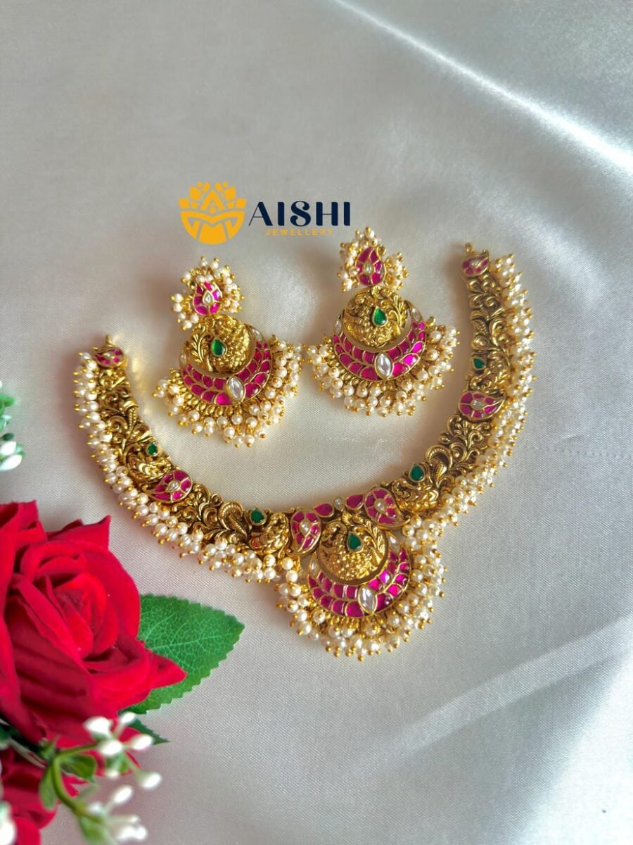 Classic Peacock Pearl Necklace-N800