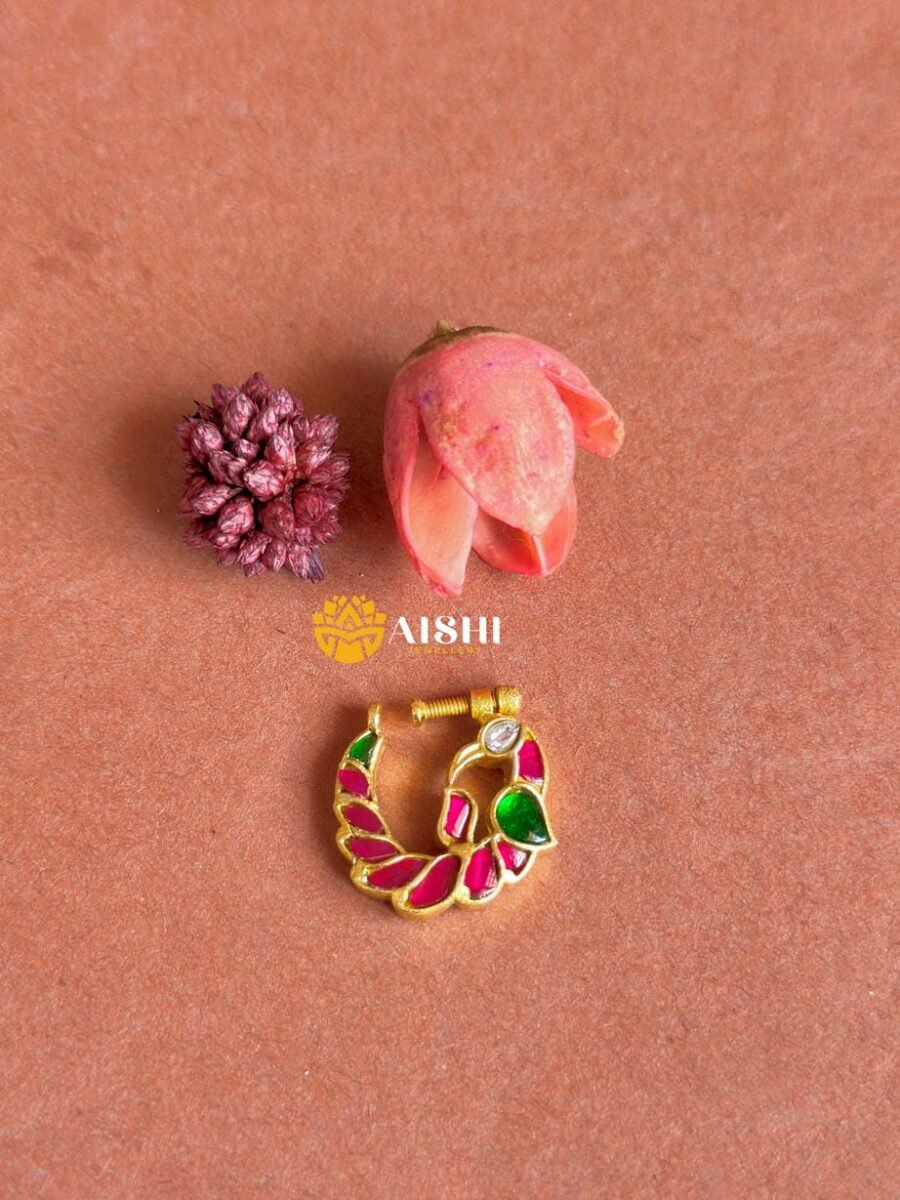 Peacock Nose Pin-NP32