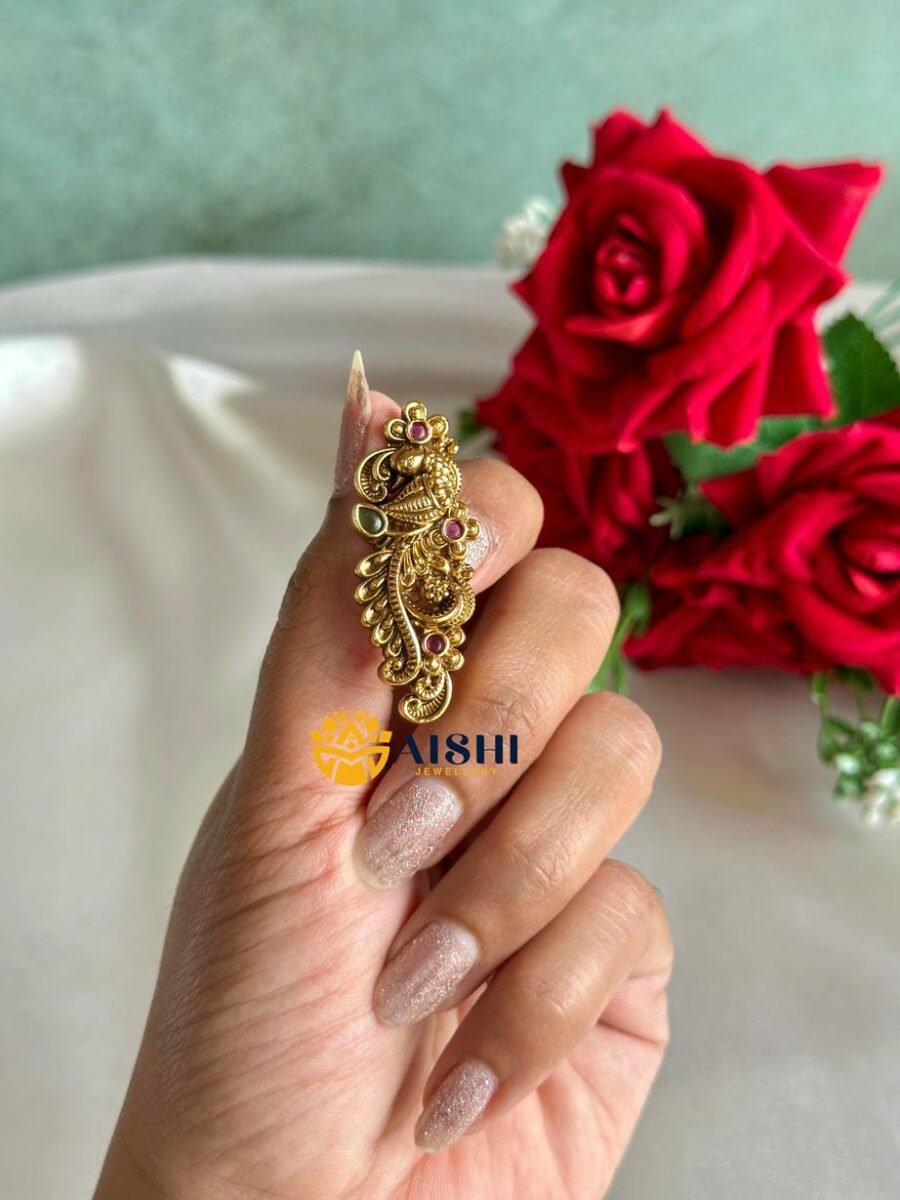 Peacock Design Saree Pin-SP21