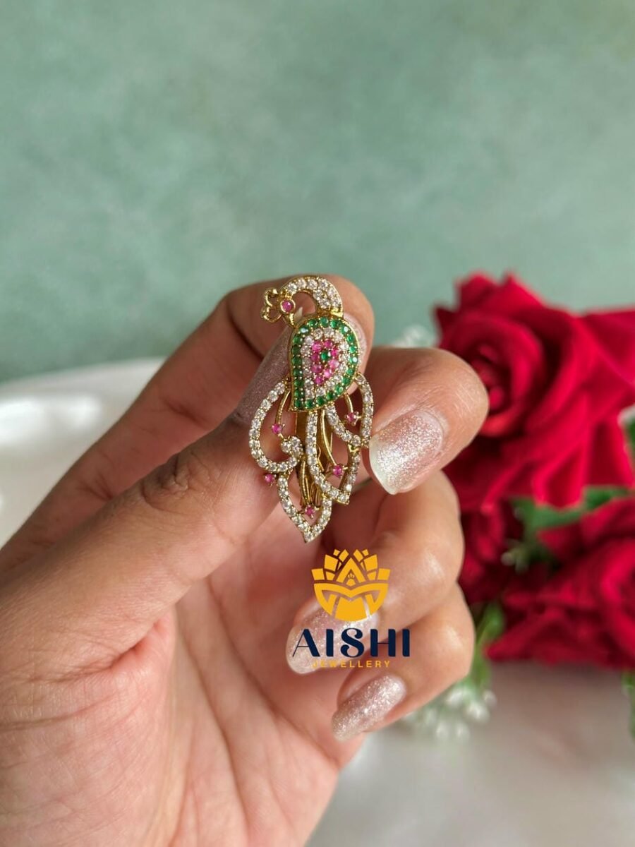 Peacock AD Saree Pin-SP24