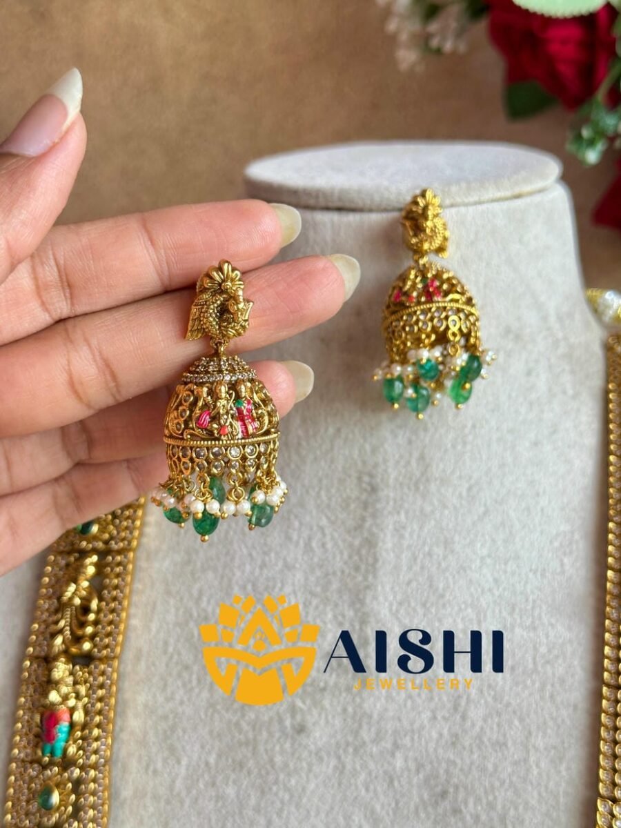 SeethaRama Kalyanam Enamel Haram-LH461