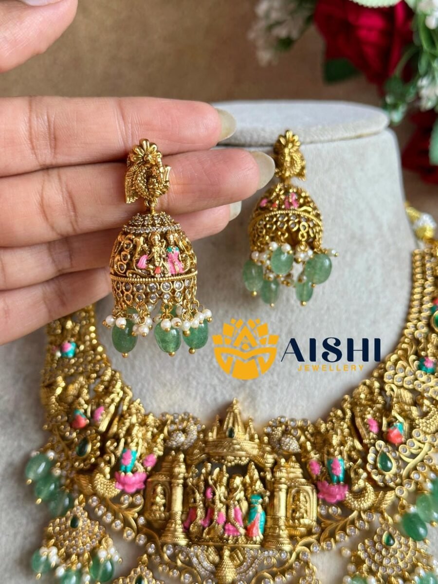 SeethaRama Kalyanam Enamel Necklace-N829