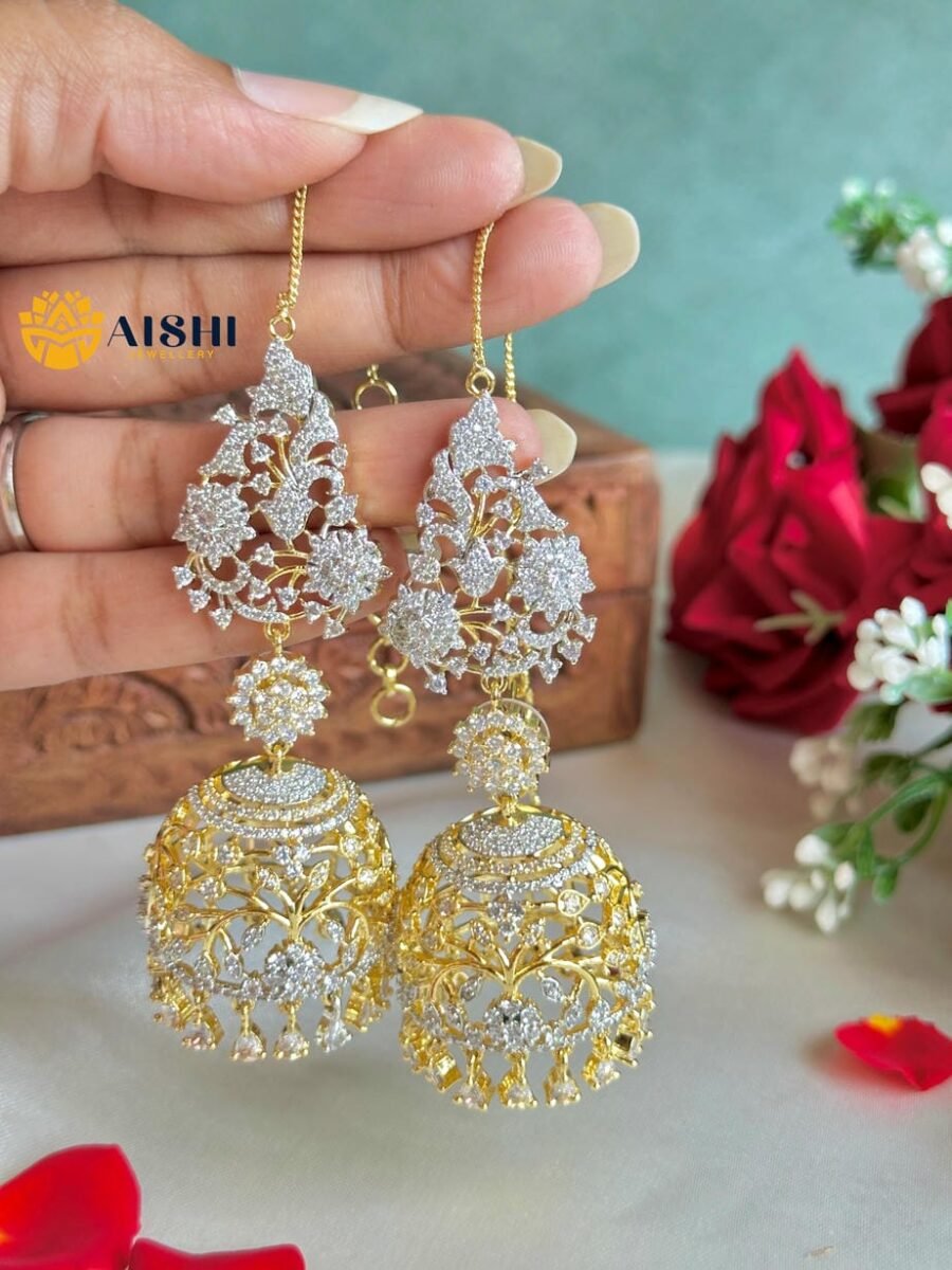 Elegance AD Sparkle Earring(Big)-AE152