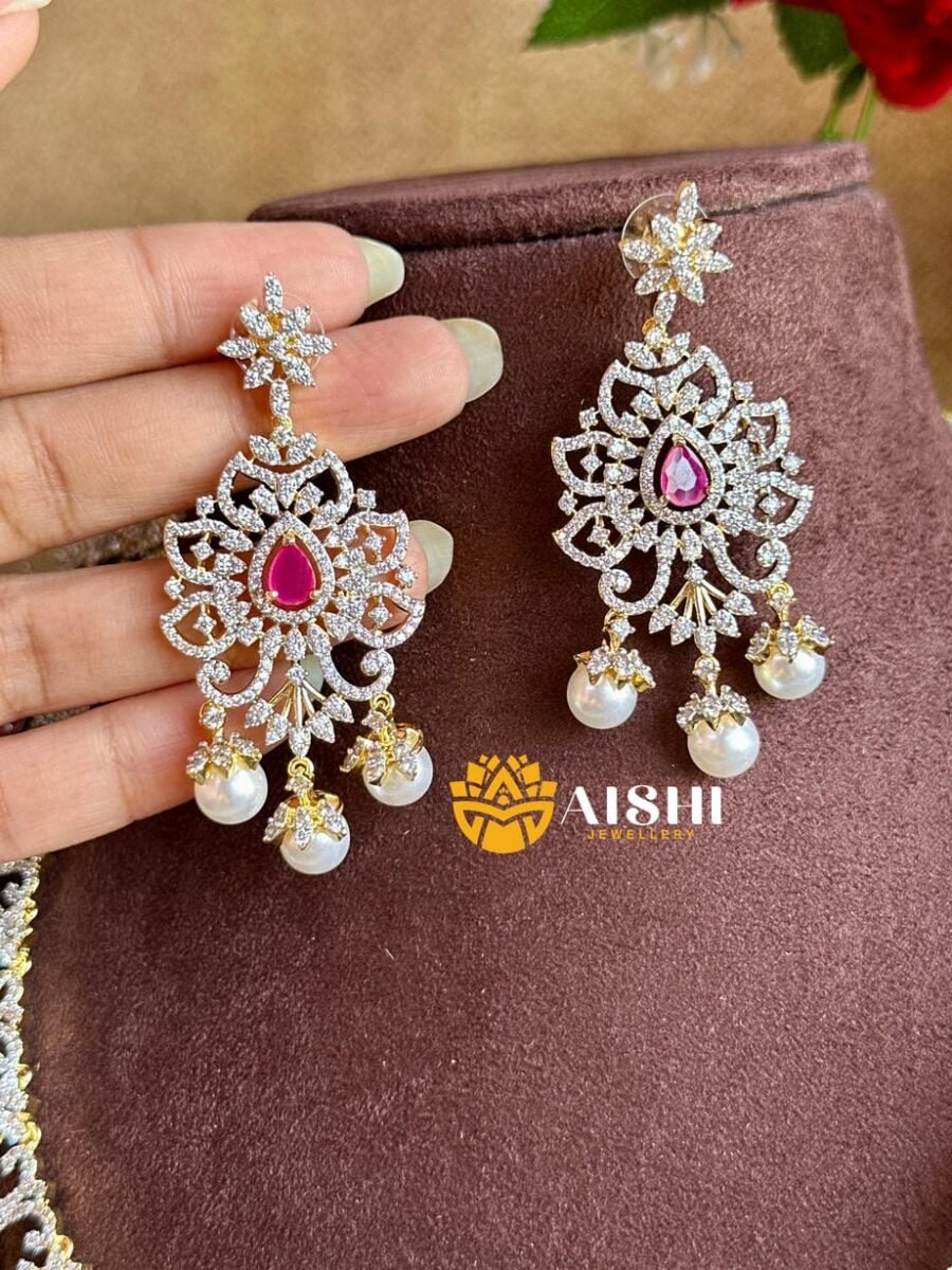 Grand Glam AD Neckpiece(Ruby)-AN389