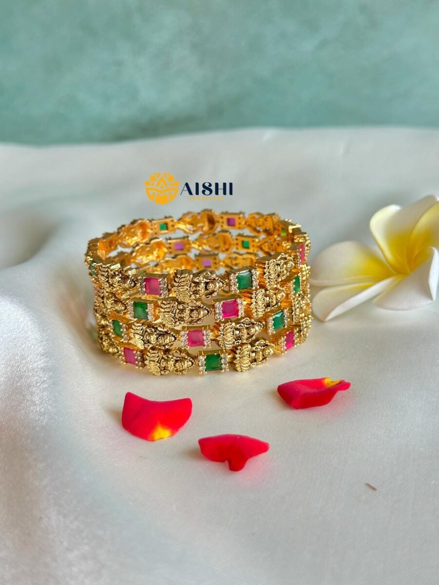 Nakshi Sparkle Bangle (Set of 4)-B216