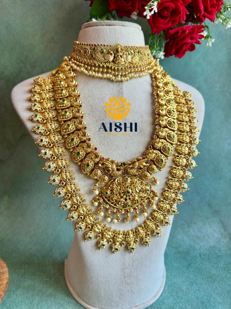 Traditional Mayura Jewellery Set-BS135