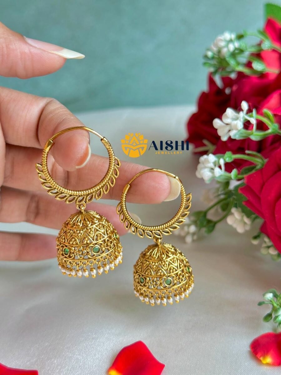 Antique Ring Type Earring-E454