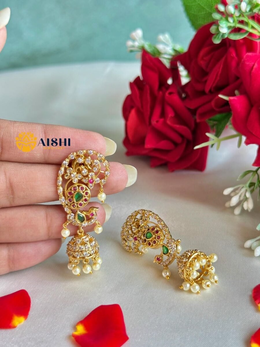 Peacock Earcuff Earring- E459