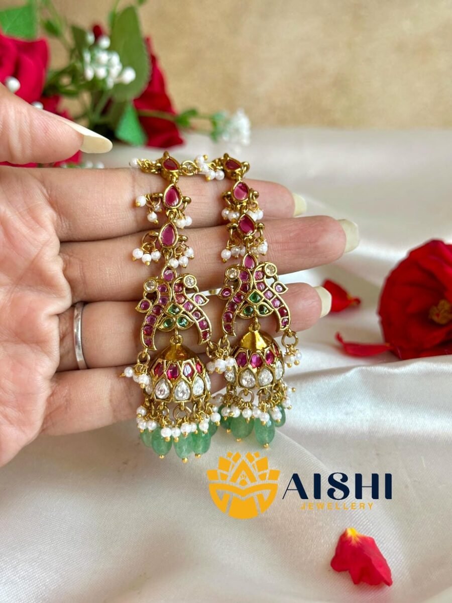 Elegant Peacock Mattil Earring -E460