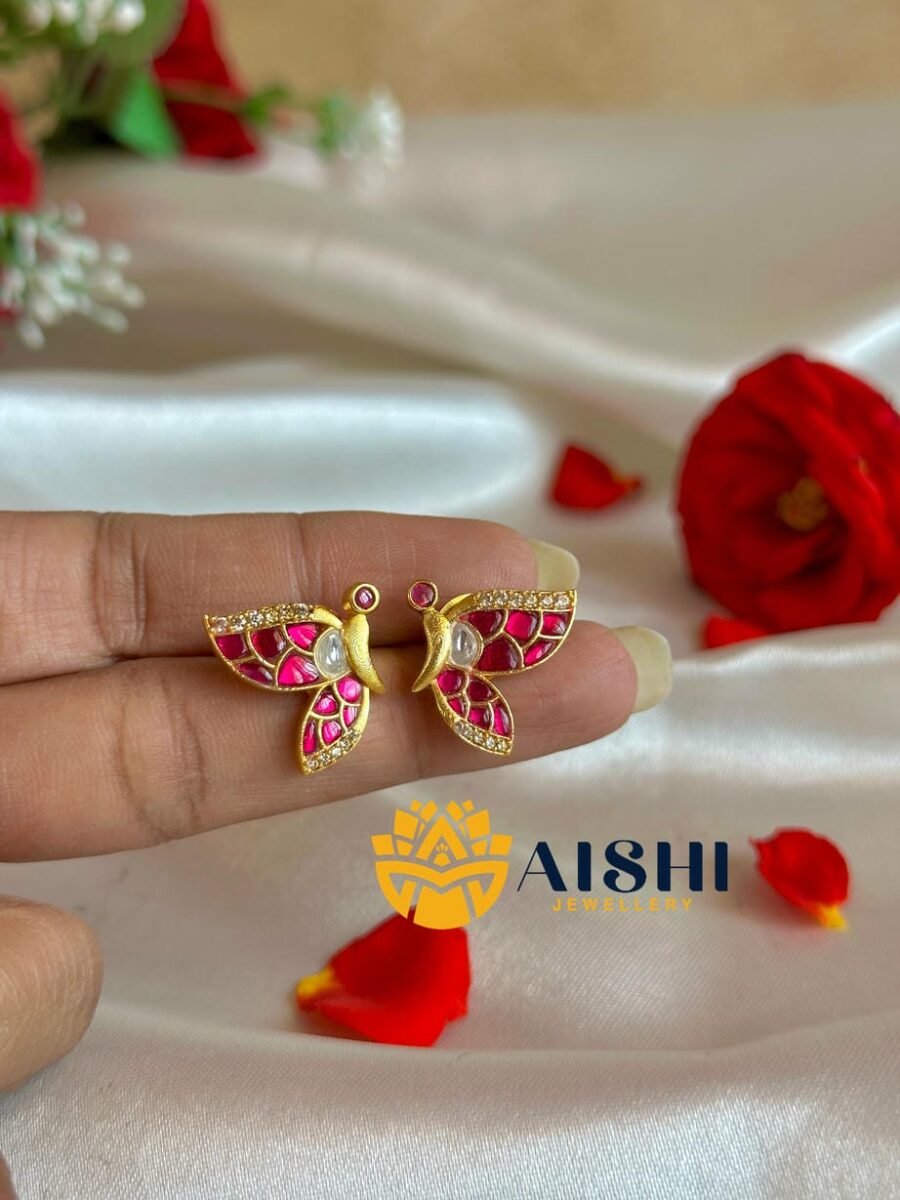 Elegant Butterfly Stud-E469