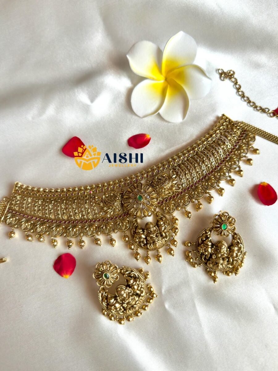 Nakshi Floral Choker-HN191