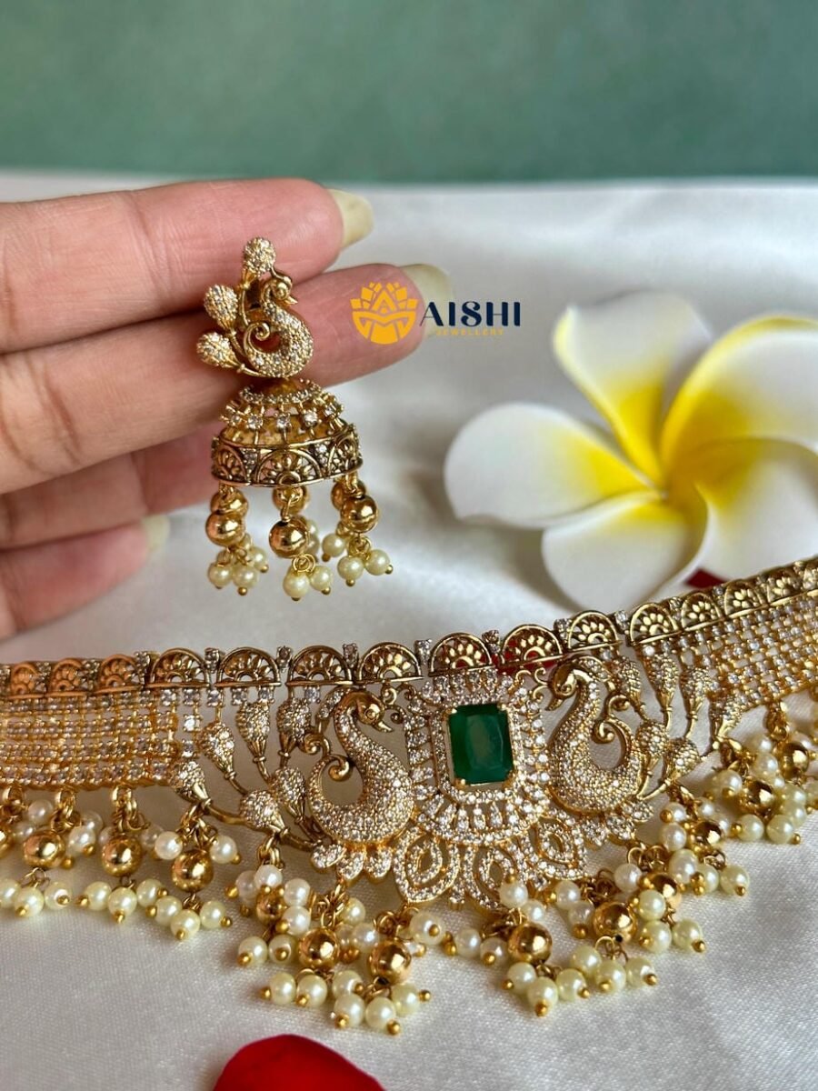 Sparkle Mayura Choker-HN193