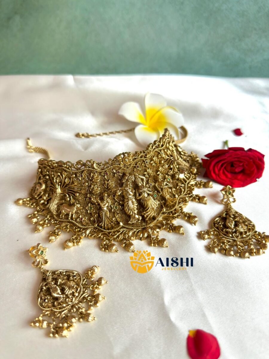 Radha-Krishna Aura Choker-HN194