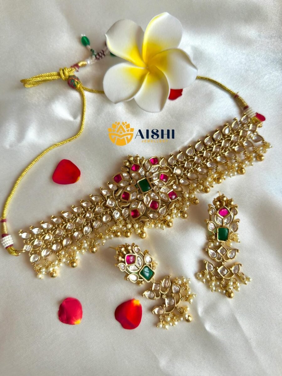 Dazzle Drop Multi Choker-HN197