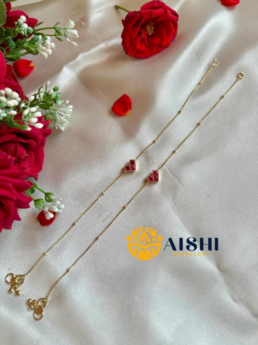 Elegant Floral Anklet-KL13