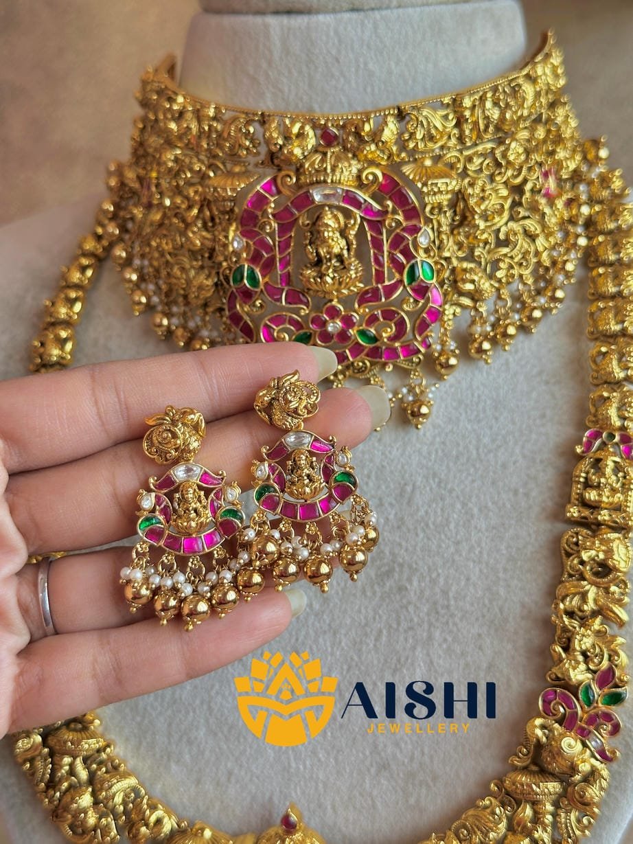 Sacred Temple Idol Combo (Jadau)-LH482C - Image 2