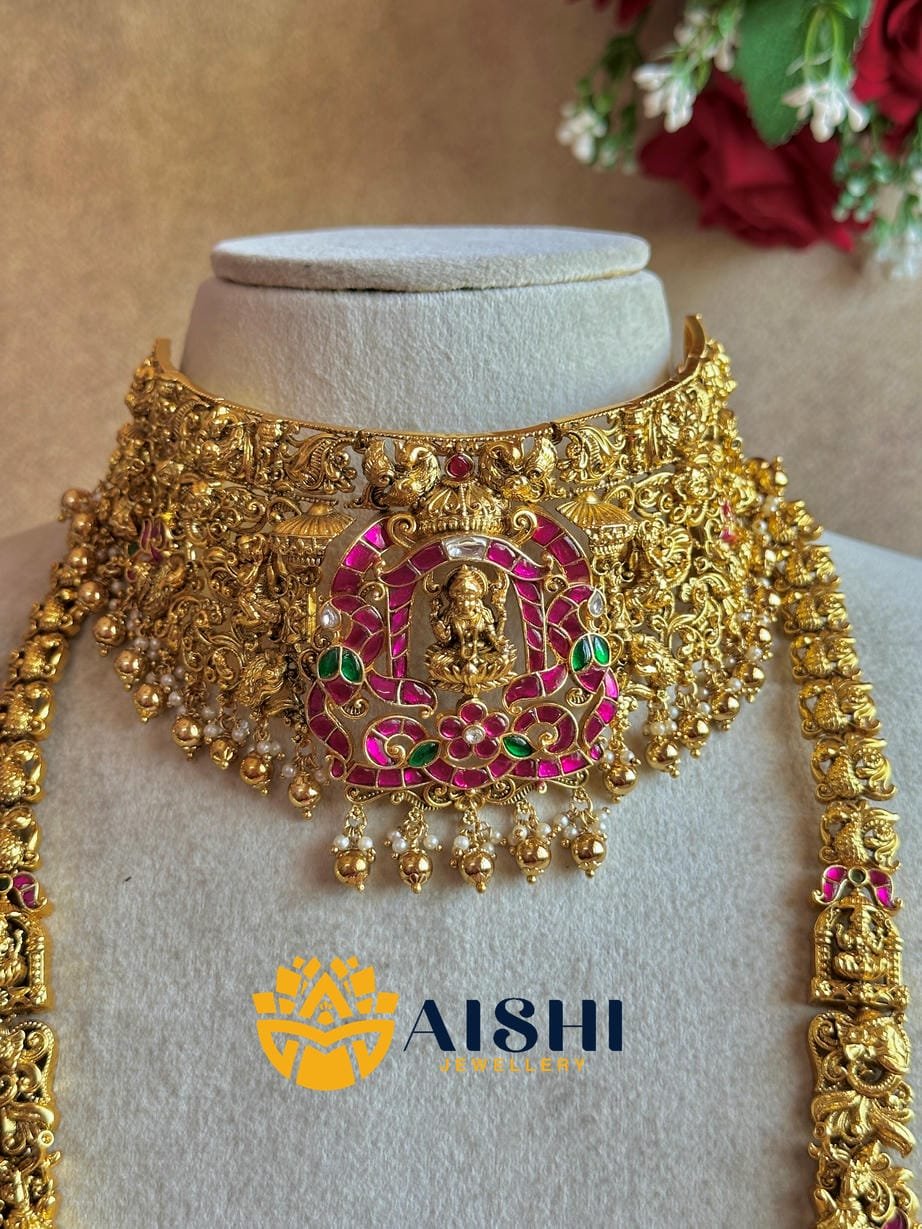 Sacred Temple Idol Combo (Jadau)-LH482C - Image 3