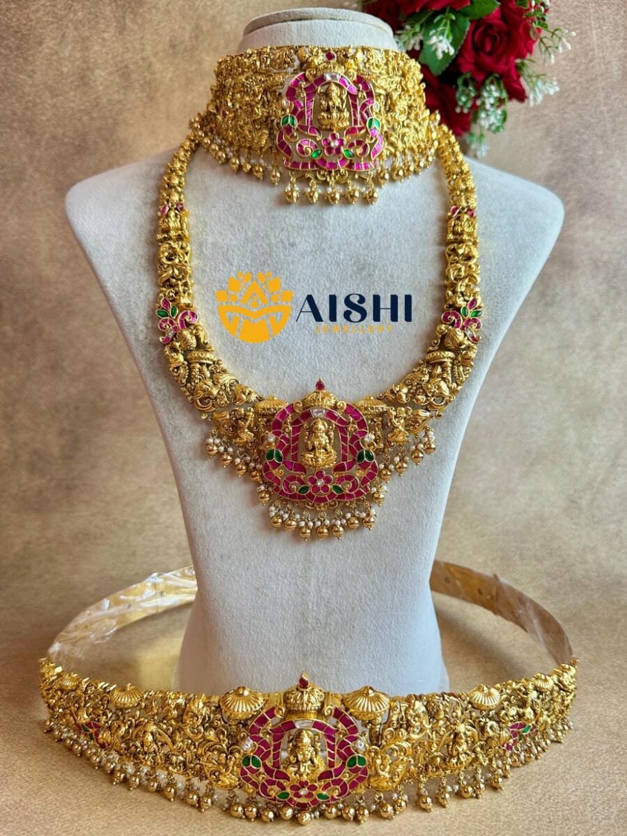 Sacred Temple Idol Combo (Jadau)-LH482C