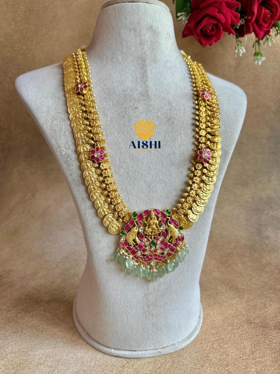 Nakshi Elephant Coin Nakshi Haram(Jadau)-LH487