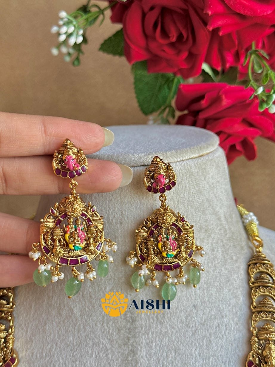 Kailasa Heritage Hand-Painted Haram-LH488 - Image 2