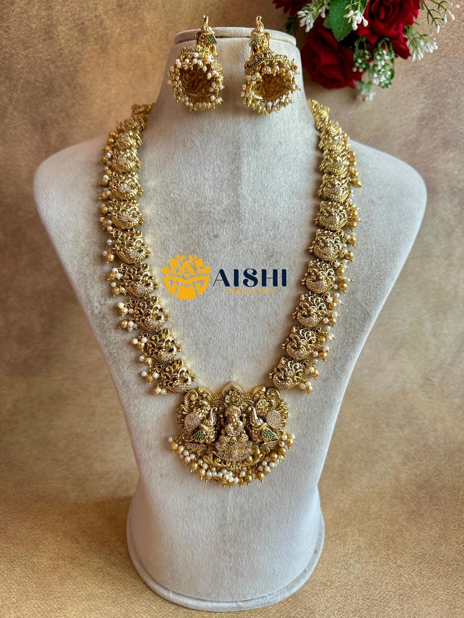 Temple Crafted Nakshi Haram-LH490