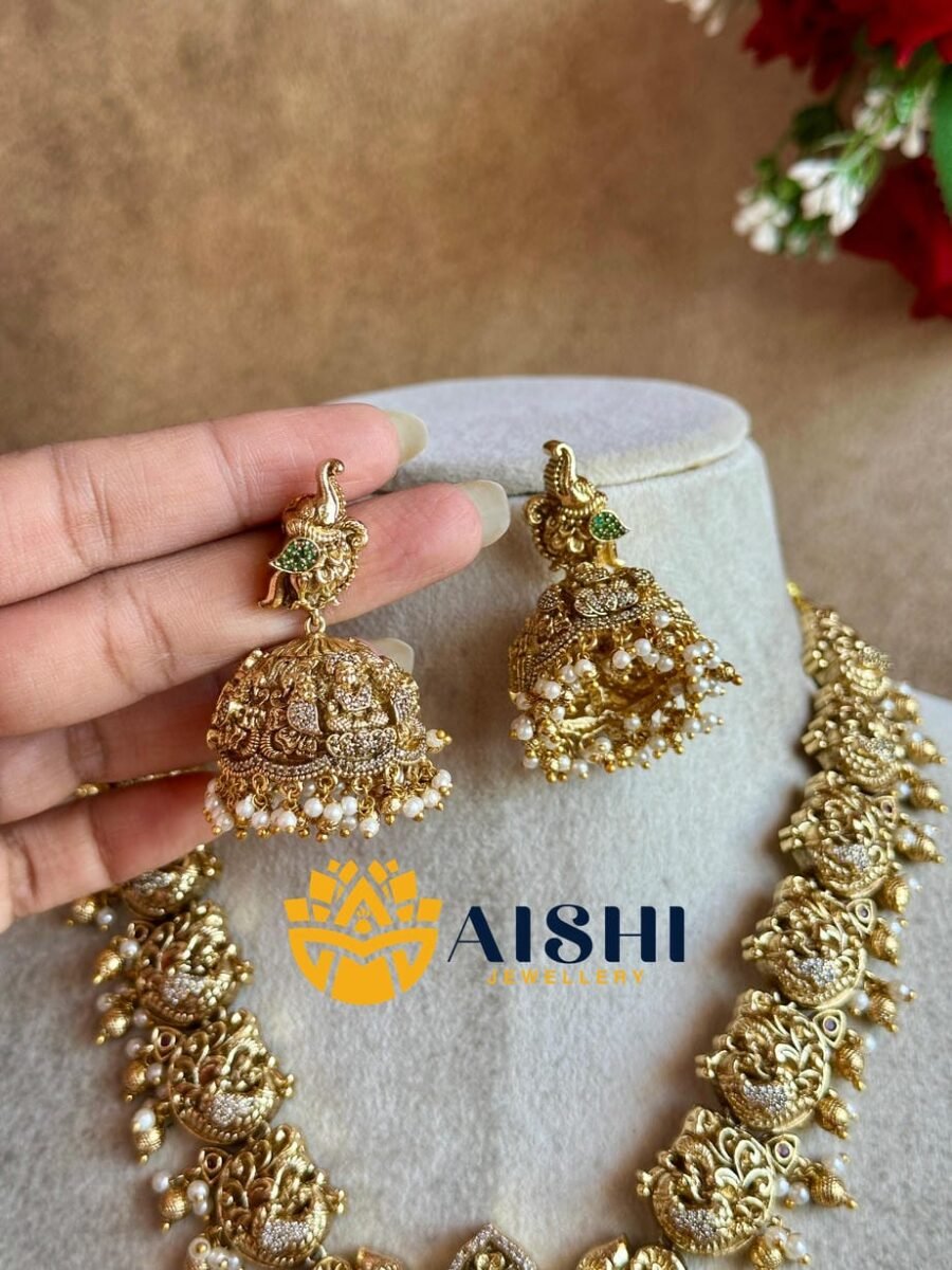 Temple Crafted Nakshi Necklace-N849