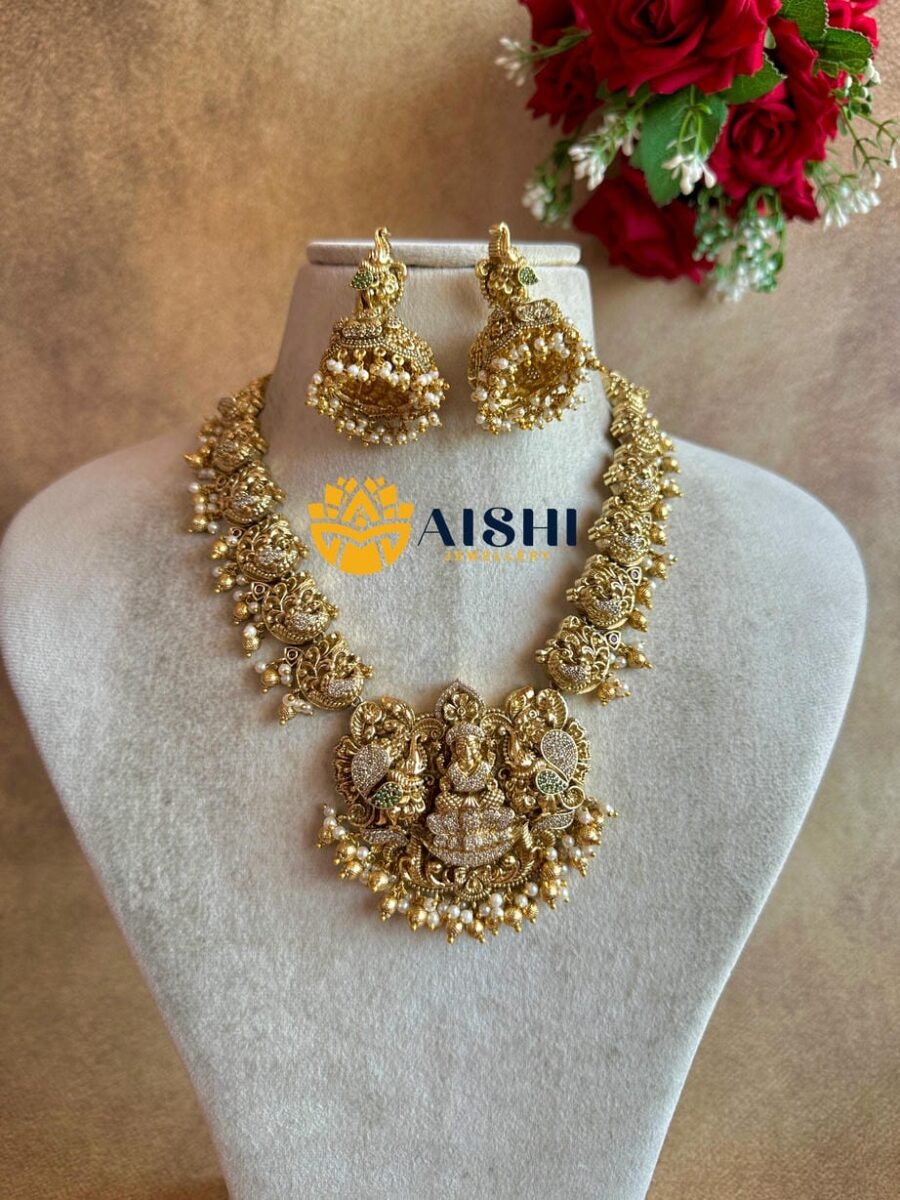 Temple Crafted Nakshi Necklace-N849