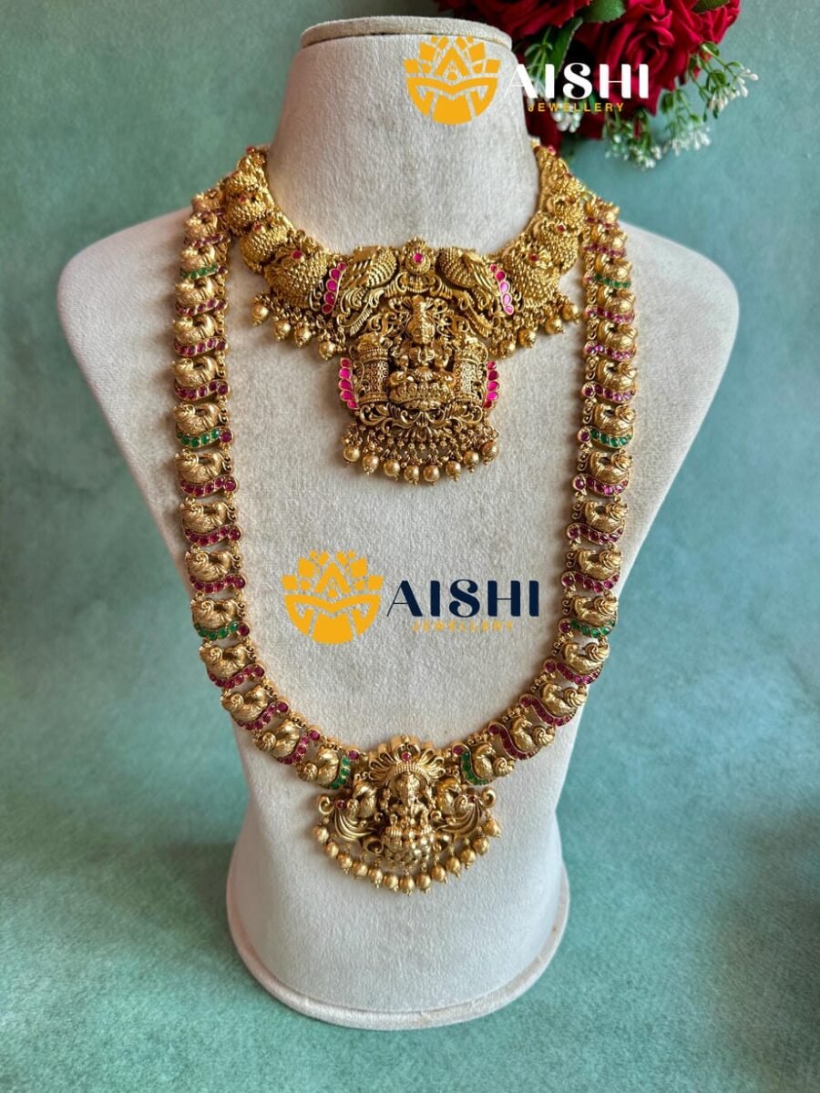 Traditional Lakshmi Jewellery Set-BS146