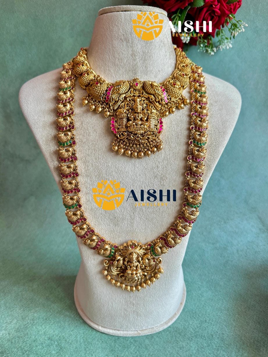 Traditional Lakshmi Jewellery Set-BS146