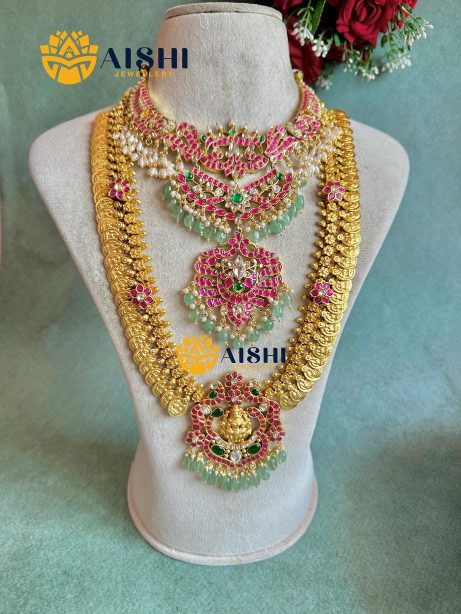 Heritage Floral Nakshi Jadau Set-BS156