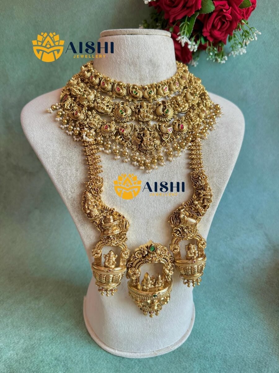 Siva Parvathi Blessed Jewellery Set -BS159