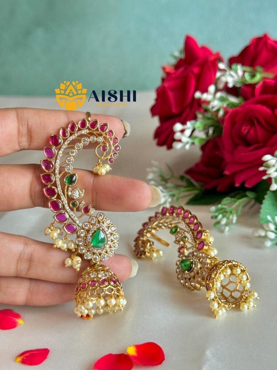 Ruby Raga Jhumka – E477