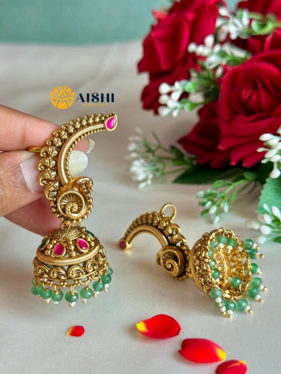 Heirloom Pearl Jhumka – E480