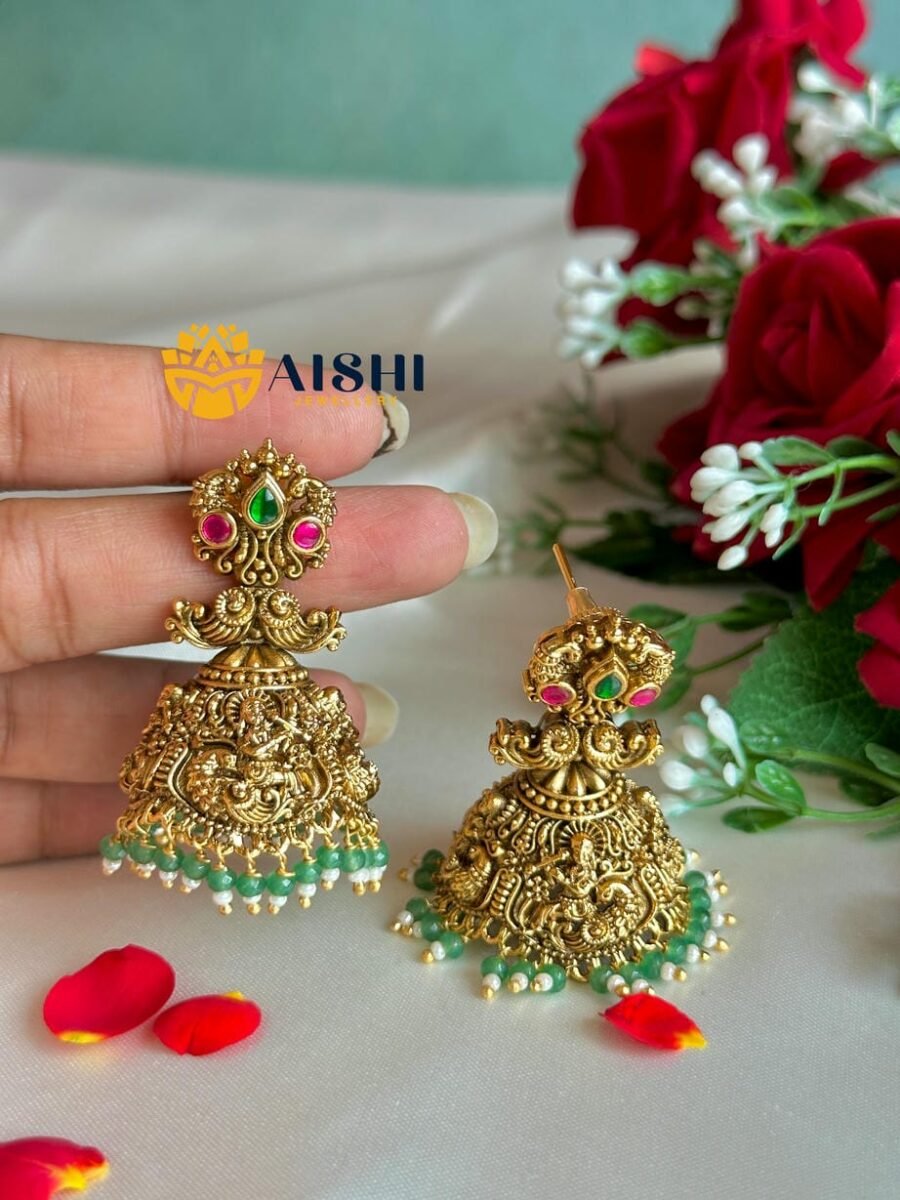 Mint Aura Jhumka – E481
