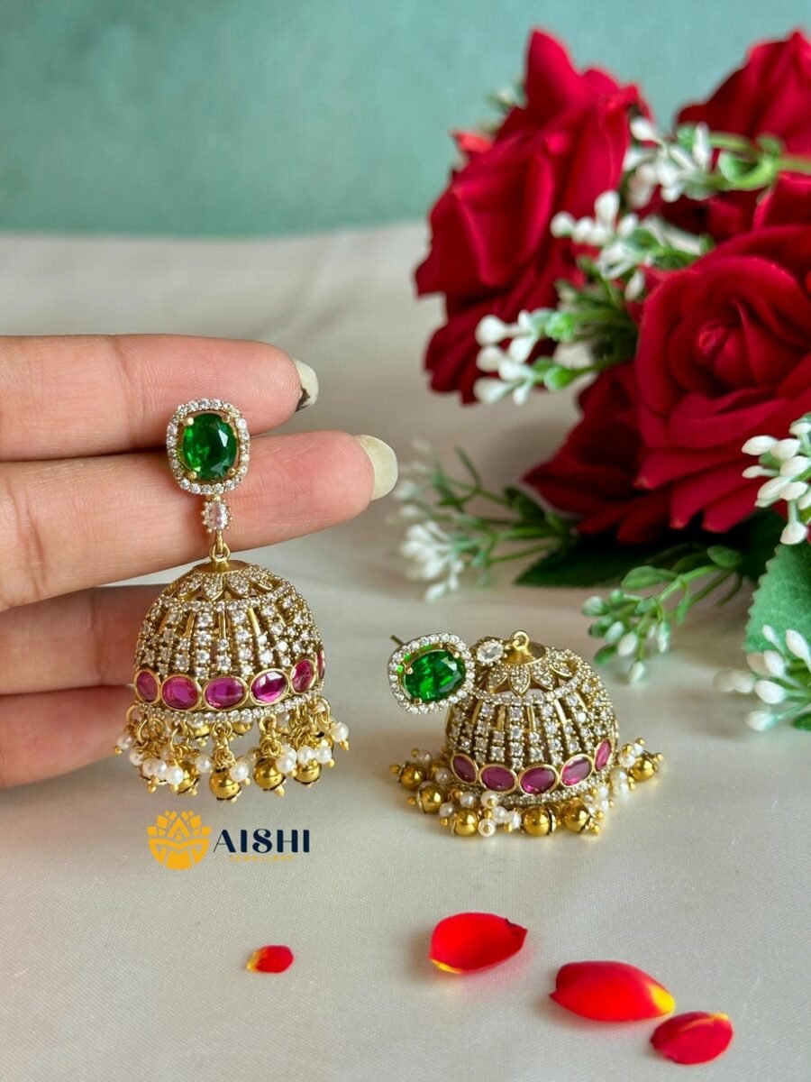 Peacock Aura Earrings – E484