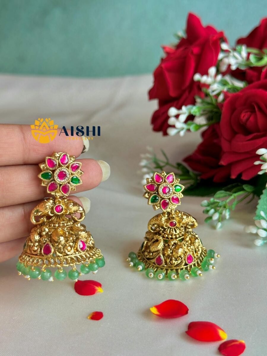 Emerald Royale Jhumka – E485