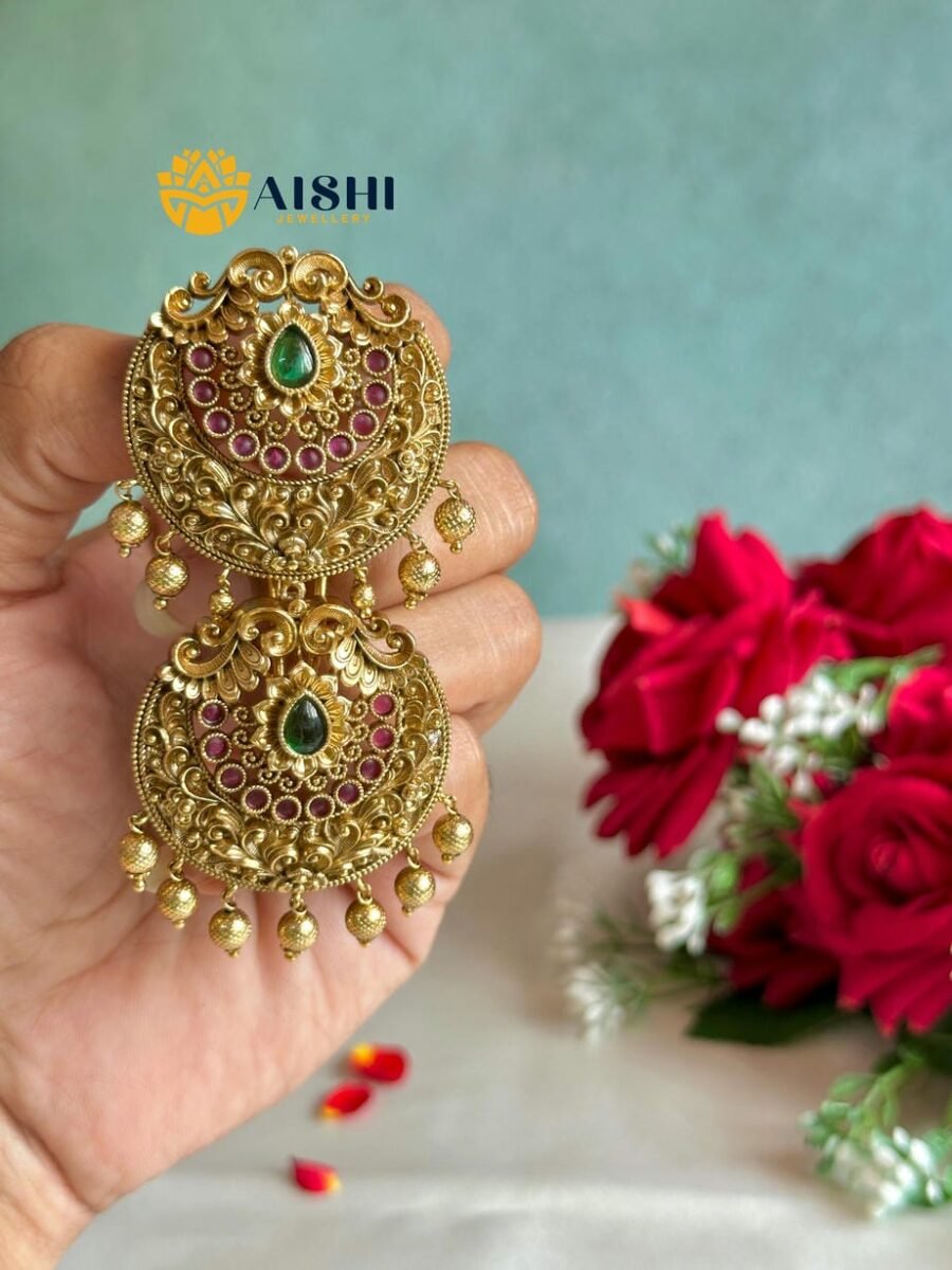 Round Antique Kemp Hair Choti – HA139