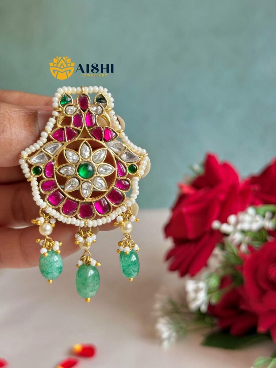 Pearl Drop Traditional Hair Choti (Jadau) – HA142